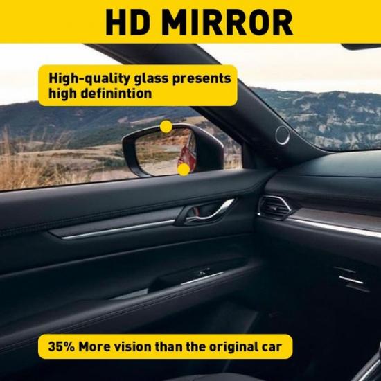 Mirror Glass Heated Turn Signal Driver Side LH For 2007-2013 Chevy GMC Cadillac