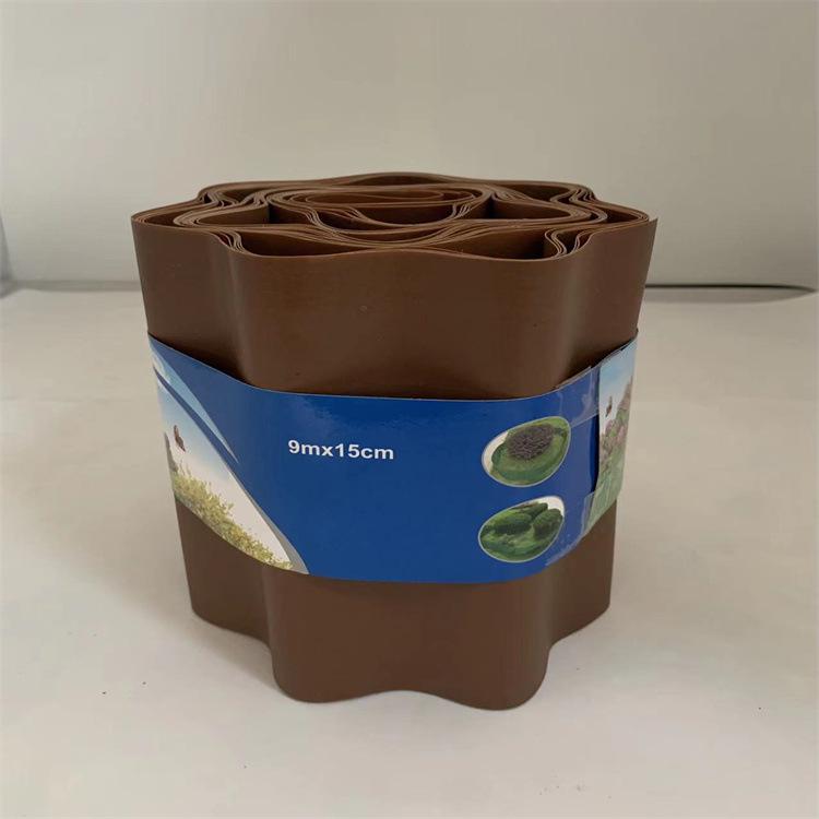 Kunststoff-Gartenzauneinsatz für Gartenbau und Rasenabgrenzung.