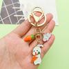 Mid-Autumn Rabbit Carrot Keychain Pendant - Small Gift