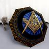 1PC Freemasonry Umbrella Portable Folding Umbrella Iron Frame Hole Bone Structure Outdoor Home Umbrella A7