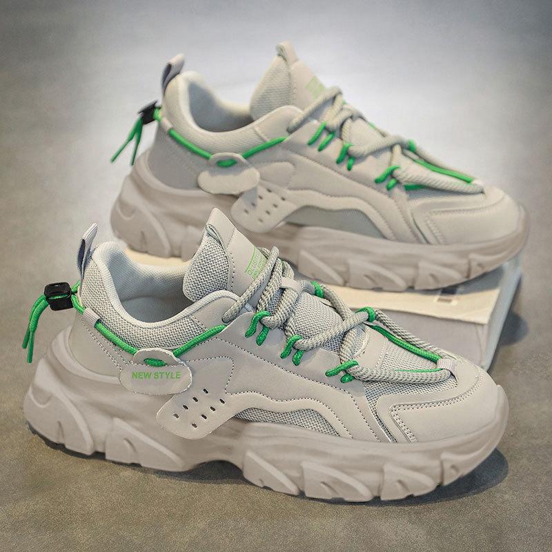 Large Size Men's Shoes Fashion New Dad Shoes Men's Mesh Running Shoes Sports Shoes Casual Shoes