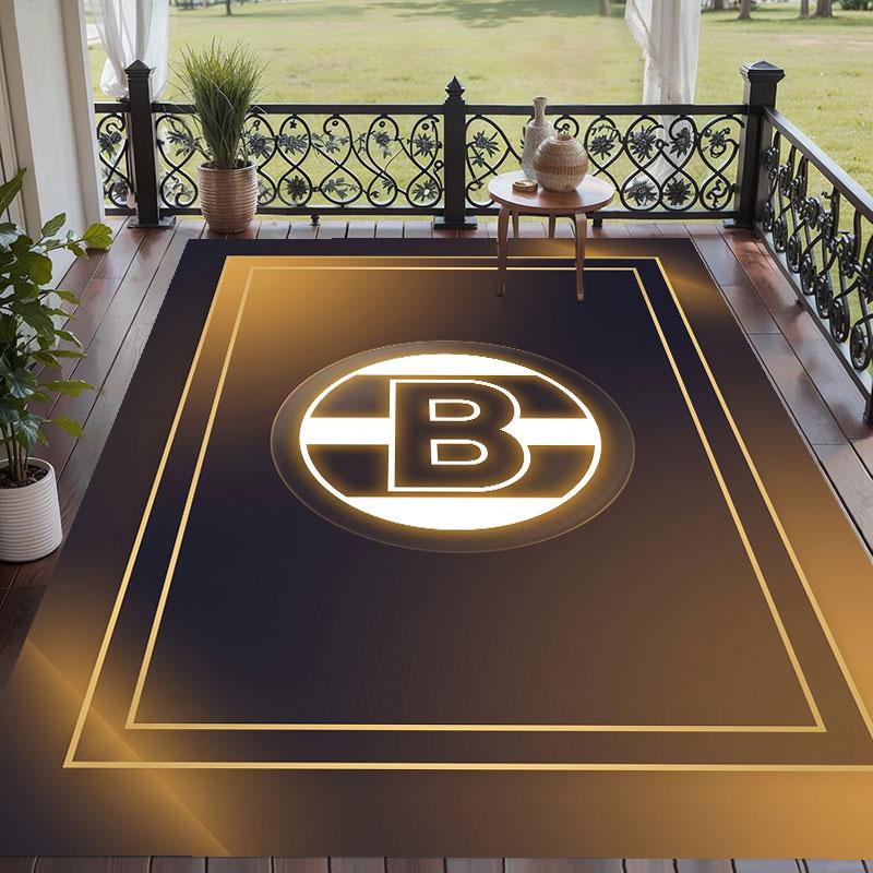 Soft Floor Carpet Borussia Mönchengladbach Pattern Area Rug Decorative Mat For Home Room Decoration