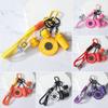 Fashion Detachable Fitness Series Pendant Simulation Style with Buckle Simulation Dumbbells Keyring Bag Charm