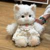 Cat Stuffed Animal Plush Pillow Emotional Support Fluffy Stuffed Cat Kawaii Plush Toy  Kids Gift