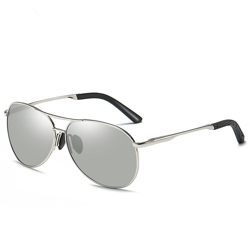 High Quality Men'S Polarized Sunglasses Fishing Retro Sunglasses Color Changing Day And Night Night Vision Glasses Toad