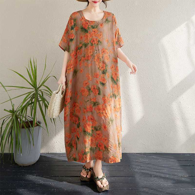 

Женское длинное платье оливкового цвета Large size average size