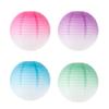 Paper Lantern Gradient Color Summer Party Wedding Lantern Decorative Light Indoor Outdoor Festive Atmosphere Decor