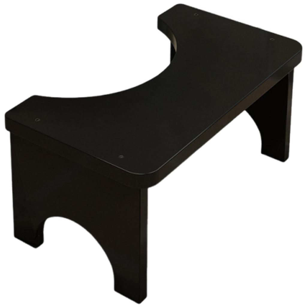 Practical Bathroom Stool for Adults Sturdy Bamboos Construction Anti Skids Base Ergonomic Toilet Foot Rest Daily Use