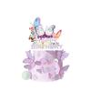 Purple Butterfly Party Theme Tableware Set - Napkins, Cups, Tablecloth, Plates