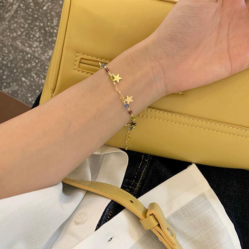 Colorful Beaded Star Bracelet for Girls - Summer Style, Simple & Trendy Jewelry