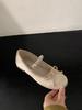 Evening Wind Shoes French Rhinestones with Mary Jane Single Shoes Flat Ballet Shoes Early Spring New Soft-soled Women's Shoes