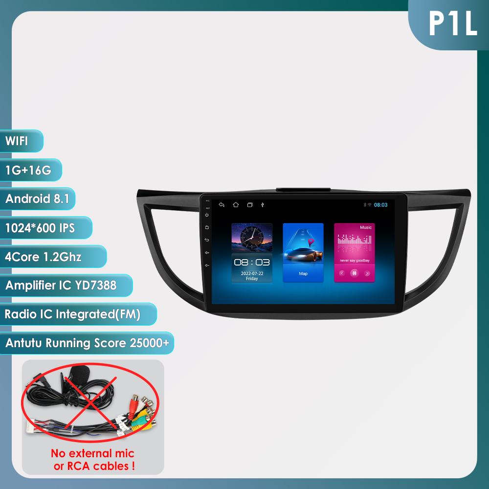 

Hizpo 2DIN Android Car Radio Stereo for Honda CRV 2012 2013 2015 -2018 CR-V Car Multimedia Video Audio Autoradio Intelligent GPS Player Receiver RDS