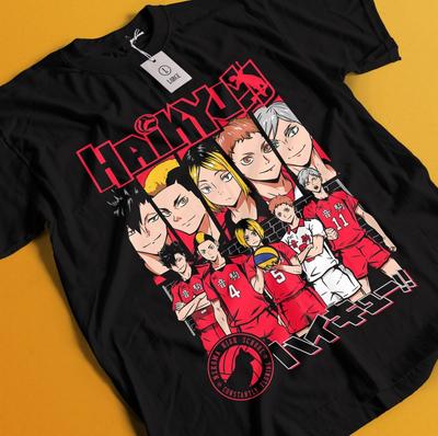 Nou Tricou Haikyuu Shoyo Hinata Tricou Kageyama Tsukishima Anime Kuroo Kenma Tricou