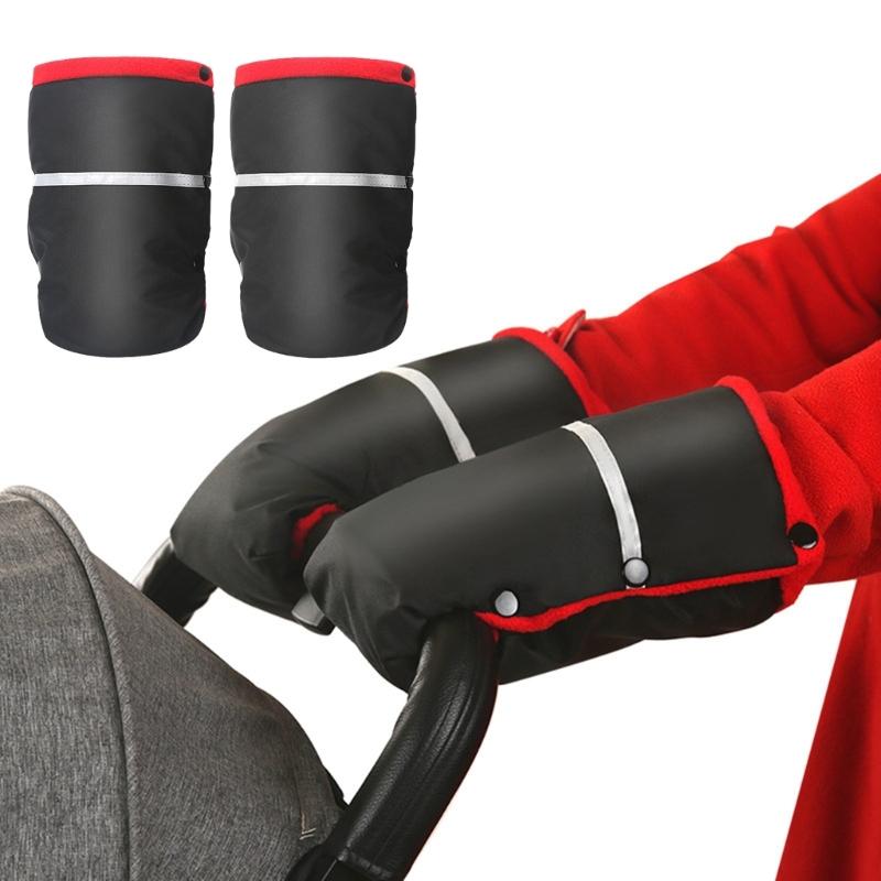 Universal Pushchair Hand Warmer Gloves Pram Hand Muff Mittens Windproof Stroller Handmuffs Stroller Accessories