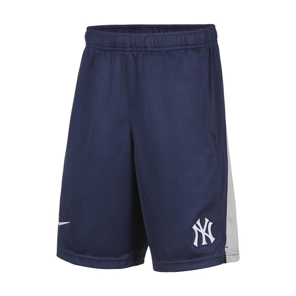 Nike Color Block Elastic Side Pocket Shorts Kids Shorts Dark-Navy Medium-Silver DM9252-410