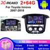 X-REAKO Car Video Player for  Toyota Innova 2007-2010 GPS Navigation Built-in Dsp Carplay Autoradio Android Head Unit