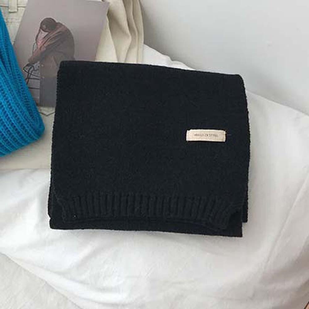 Cold-proof Long Thickened Neckscarf Soft Winter Warmer Scarf Shawl Couple Knitting Wool Scarf  Men