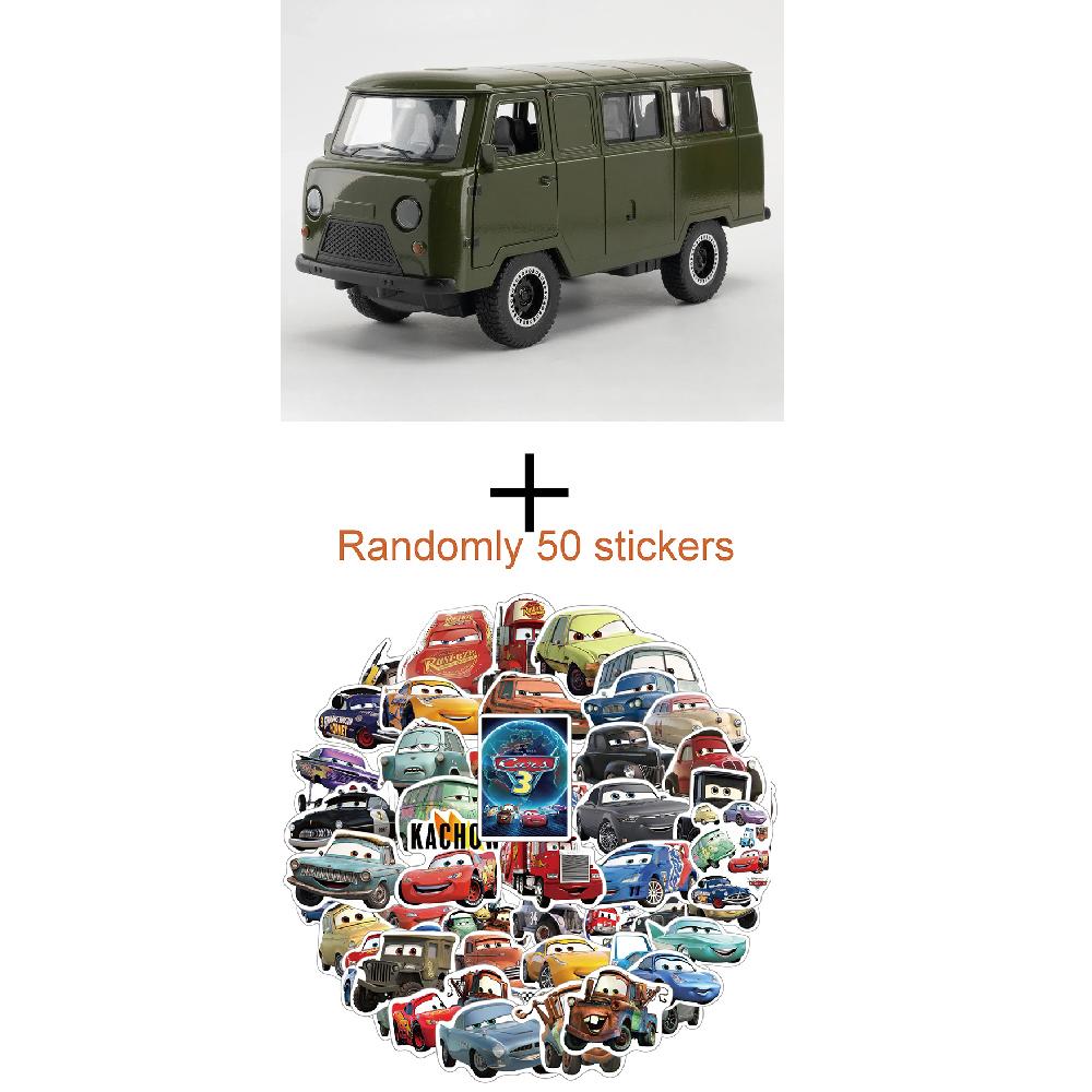 1:18 Maßstab Russischer UAZ TRAVELER Automodell Spielzeug Legierung Karosserie Metall Druckguss Fahrzeuge Modelle Rückziehfunktion Ton Licht für Kinder Geschenke