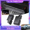 2x For Honda Civic 10th Gen FC FK 2016 2017 2018    Car Air Outlet Cover Trim Protection Anti-Clogging Accessories