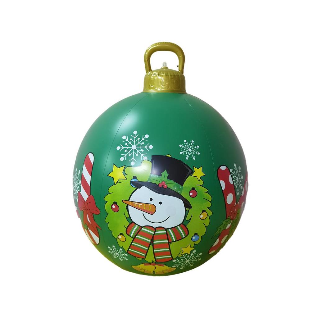Eco-friendly PVC Inflatable Christmas Ball for Indoor & Outdoor Festive Decoration