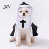 Pet Halloween Costume Cat Nun Costume, Cute Outfit, Cosplay Clothes, Comfortable Fun Party Outfit for Small Medium Dogs Cats Easy