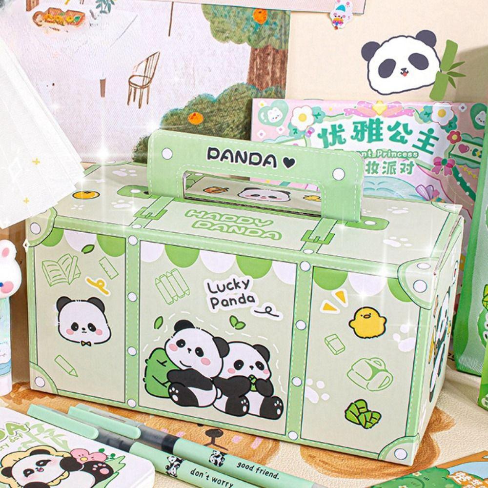 Learning Tool Capybara Stationery Set Sticker Panda Gift Pack Stationery Lucky Gift  Kids Gifts