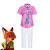Zootopia Nick Cosplay Costume For Kids Children Performance Outfit Soft Polyester For Dance
