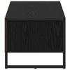 TV Stand 100 x 36.5 x 30.5 cm Black Oak Effect