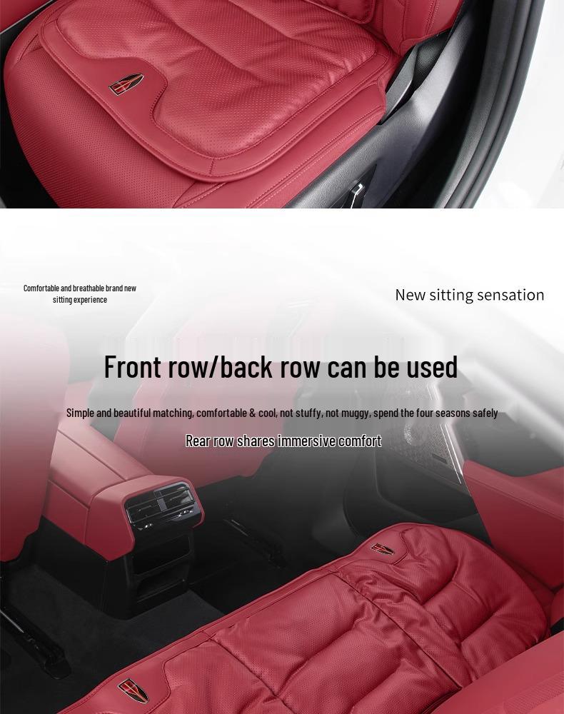 All-Season Seat Cushion for Hongqi Models: H5, H6, H9, HS3, HS5, HS7 - Summer-Ready Comfort