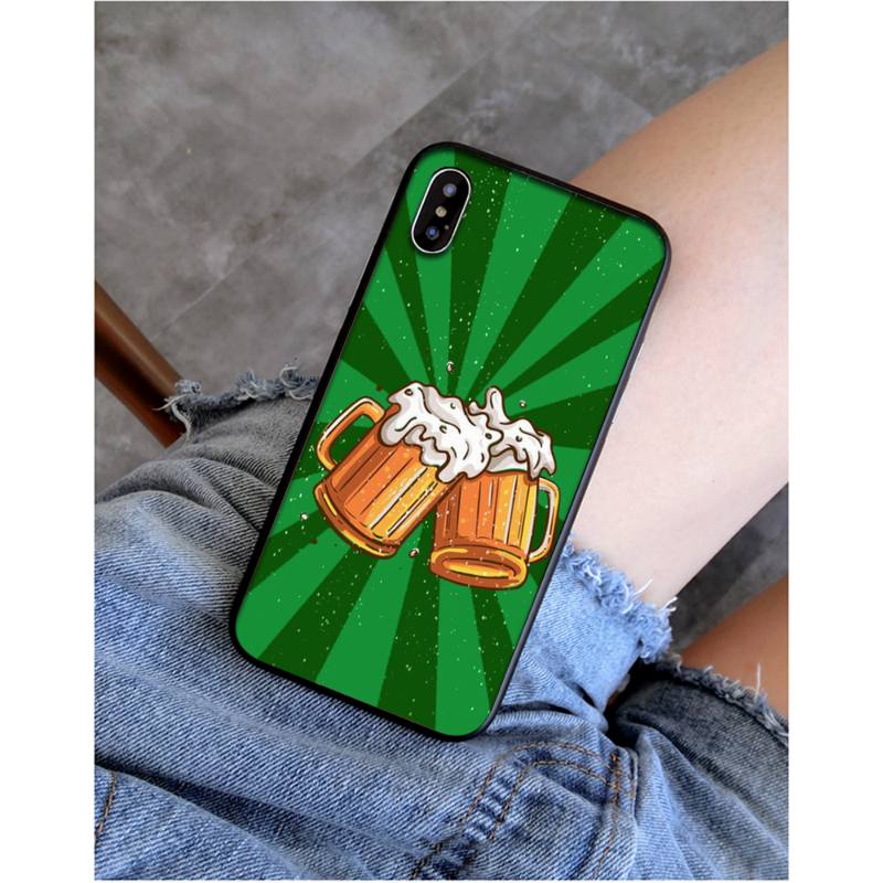 YNDFCNB for man beer mug with foam Phone Case for iphone 11 12 Mini Pro Max X XS MAX 6 6s 7 8 Plus 5 5S 5SE XR SE2020