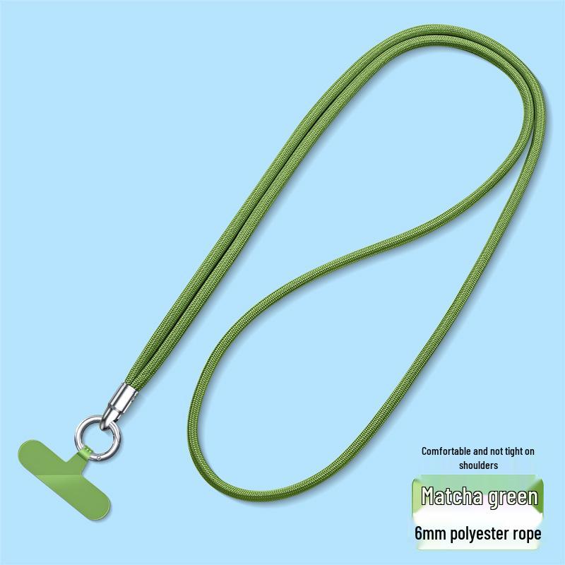 Wrist and Neck Mobile Phone Lanyard with Finger Ring and Anti-Drop Strap