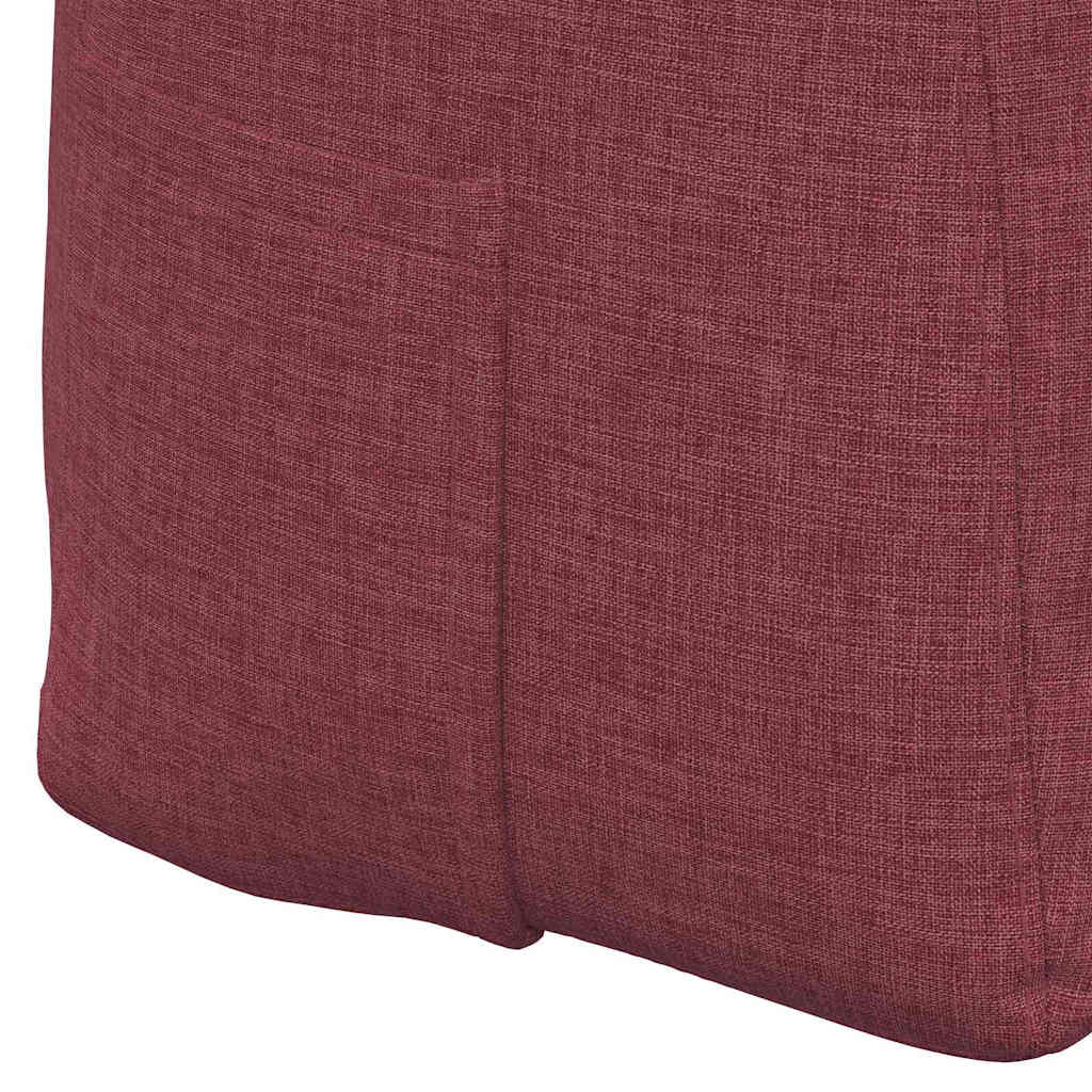 Back Cushion Burgundy 100 X 24 X 50 Cm Fabric