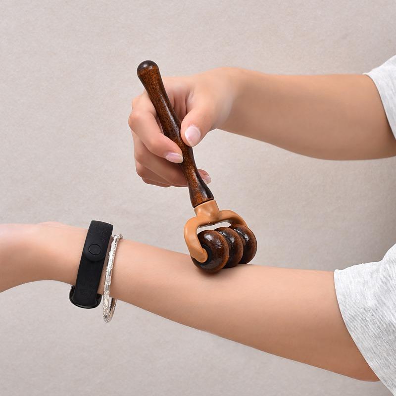 Manual Massage Roller Portable Handheld Muscle Massage Roller Improved Circulation