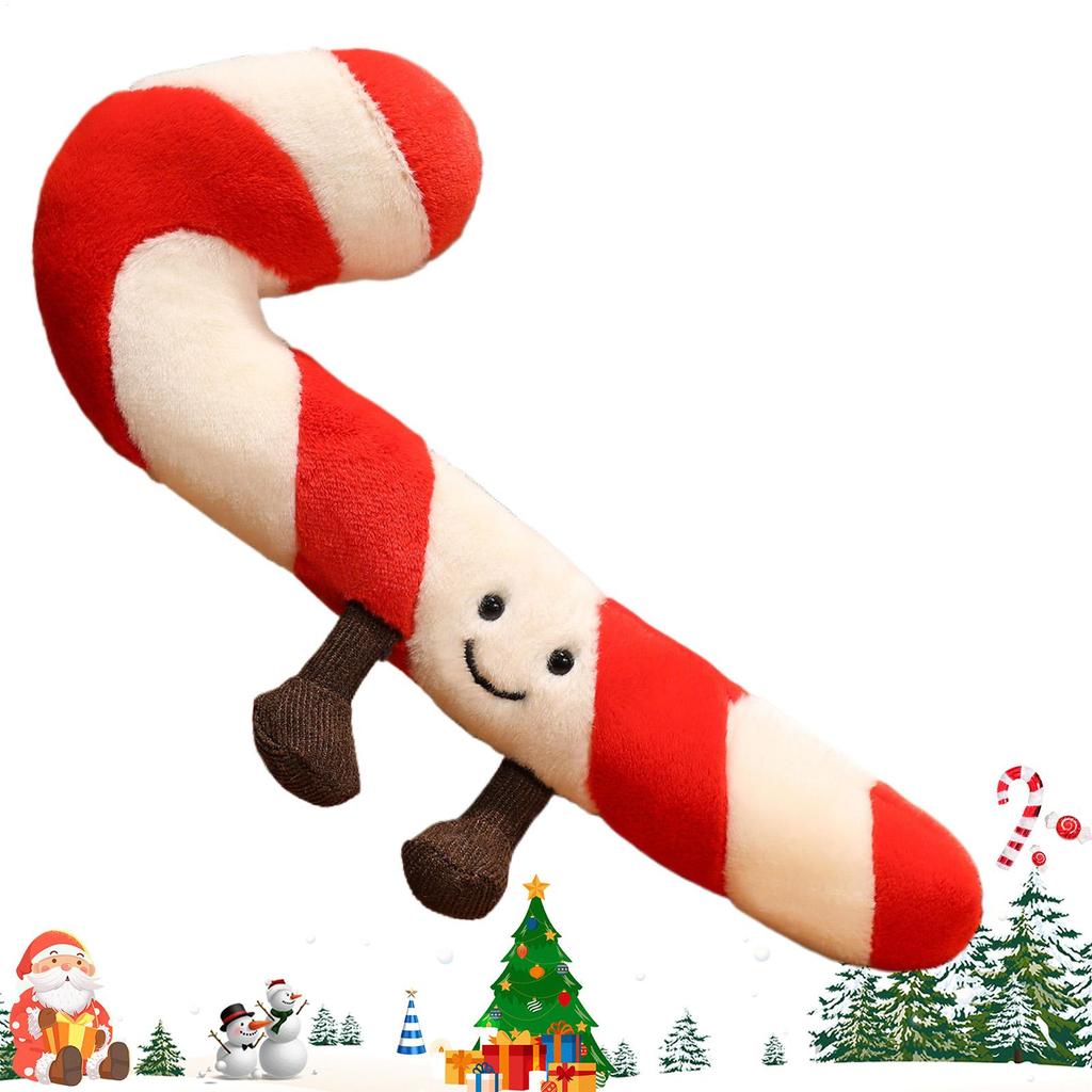 Zuckerstangen-Dekokissen Weihnachten Plüsch Sofakissen Feiertagskissen Kissen für Heimdekorierer Partyplaner Sofa Schlafzimmer