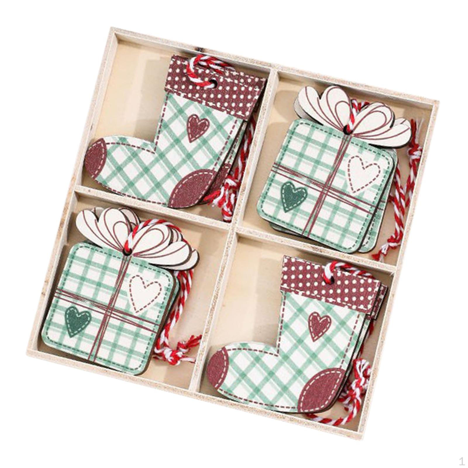 

Рождественские украшения подвесные подвески деревянные украшения коллекция праздничные принадлежности для вечеринок фото реквизит Socks