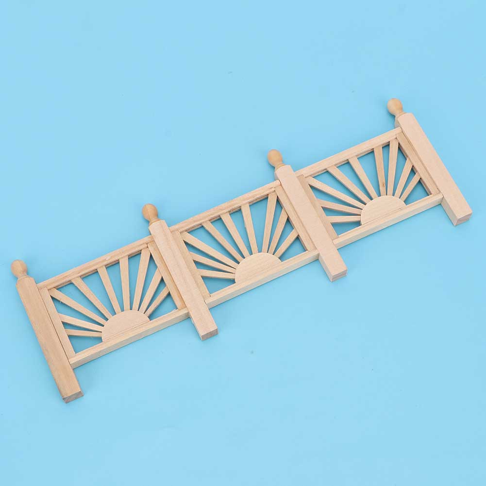 1:12 Doll House Miniature Handrail Garden Accessory Balcony Decoration Toy