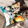 Funda de Almohada Cuadrada de Anime Japonés My Hero Academia para Dormitorio, Sofá, Cojín de Comodidad para el Ocio, Coche, Sala de Estar, Decoración del Hogar