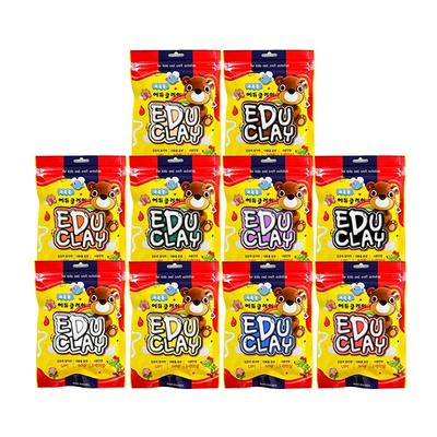 Edu Infant Clay Basic Color 50g X 10 Piece Set, Korean Toy Supplies