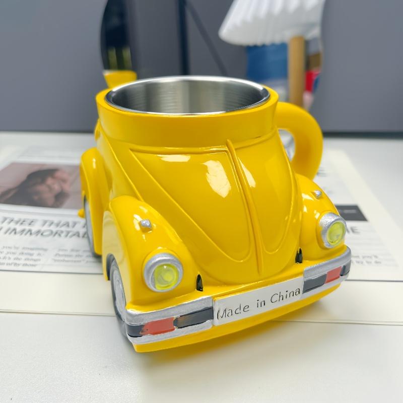 Vintage Car-Shaped Coffee Mug - Antique Cup, Pen Holder & Desk Decor. Creative Gift for Car Lovers. 