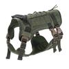 Water-Repellent Tactical Dog Harness & Leash for Medium/Large Dogs