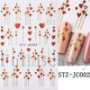 New nail art stickers ins autumn pumpkin retro plaid thorn lines thanksgiving adhesive nail stickers