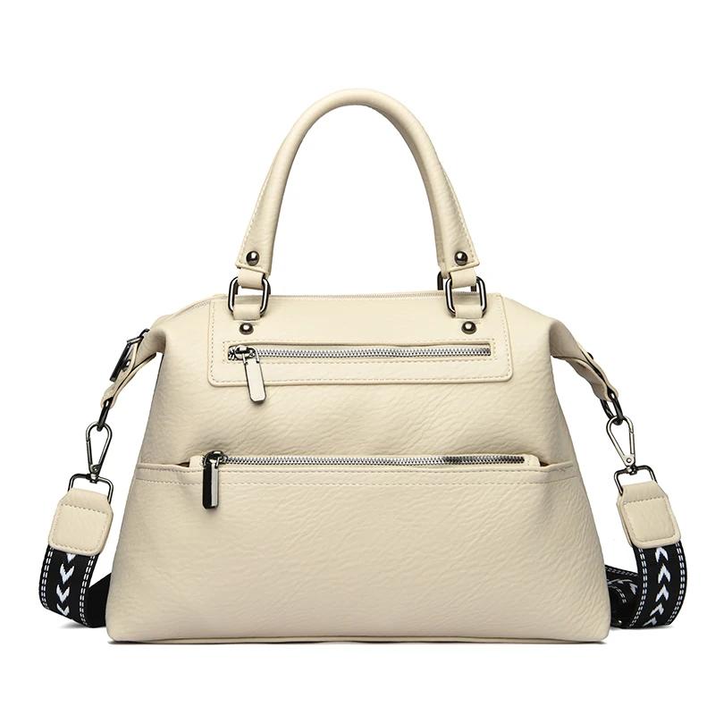 Large capacity crossbody bags for women real leather bags luxurious tote shoulder bag new