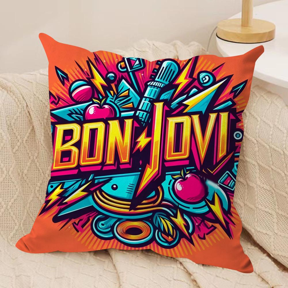 BBon JJoviS Cushion Cover Soft Plush Fabric DoubleSided Printed Cushion Covers for All Seasons Home Decor