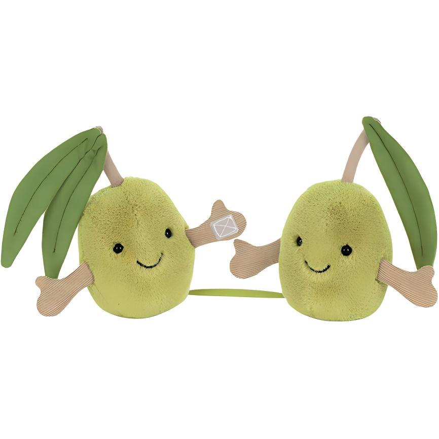 

JELLYCAT Interesting 1 Pair Olive Dolls Plush Doll 12.7cm Height