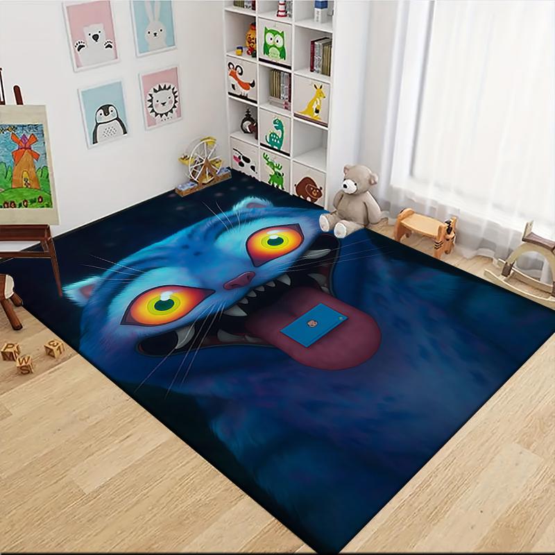 1Pc Fantasy Warrior Trio Carpet Rug Customizable Soft Washable Antislip Home Living Room Sofa Mats Personalized Rug 0917207