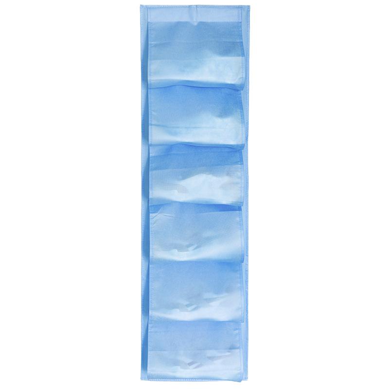 1pc Shoes Storage Hanging Bag Non-woven Fabric Shoe Storage Bag Multi-layer Foldable Wardrobe Shoe Holder Wardrobe Organizer