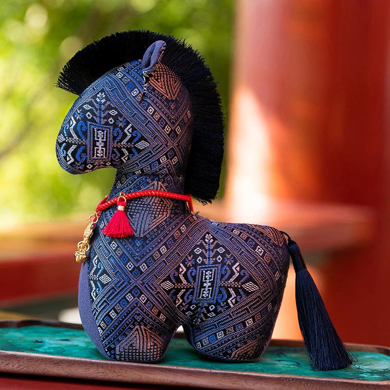 Year of the Horse Mascot Plush Toy Rich Horse Zodiac Doll Doll Year of the Horse Company Event Gifts Small Gifts