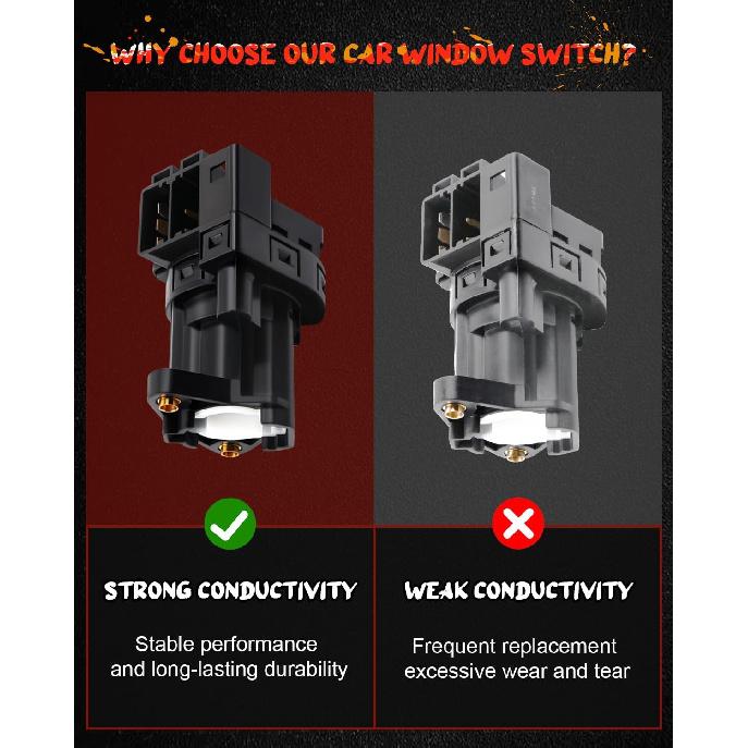 cciyu Ignition Lock Cylinder and Starter Switch Replacement Fits for 1997-2005 for Chevrolet for Oldsmobile for Pontiac