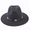 Popular European and American High-end Wool Top Hat, Men's and Women's Fashion Versatile Elegant Top Hat Jazz Hat