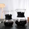 Reusable Glass Coffee Pot with Stainless Steel Filter Drip 200ml 400ml Coffee Pot Dripper Barista Pour Over Coffee Maker